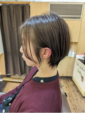 ヘアーギャラリー インディ(hair gallery indy) ショートボブ　ハンサムショート