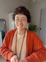 ホヌン 茅ヶ崎(Honnun)&nbsp;オン眉×大人パーマ/茅ヶ崎