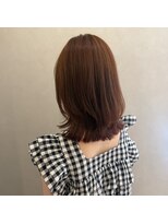 アンドワン 自由が丘(&ONE) 【&ONE 自由が丘】オレンジベージュカラー×くびれヘア
