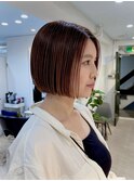 【恵比寿LIBRE @植松】切りっぱなし 大人ボブ 似合わせカット