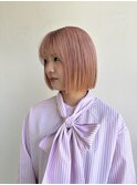 柔らかピンクベージュ