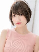 ローマ ギンザ(ROMA Ginza)&nbsp;小顔ショートボブ/20代30代40代/前髪あり/白髪染め/白髪ぼかし