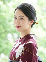 と和 巣鴨 【浴衣ヘア】浴衣に映える30代の上品な大人シニヨン