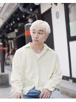 タイドヘアー 高槻2号店(TIDE HAIR)&nbsp;金髪泣きっぱなしショート