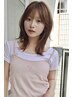 【学割2回目～定額でお得】『平日限定』カット+透明感カラー+2stepTr 　8900