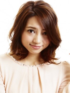 サロンドブルック 久喜店(salon de brook) ☆☆大人の愛されゆるふわ可愛いロブ☆☆