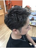 パーマ風アレンジスタイル