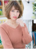 *bliss川口*外国人風♪大人かわいい♪アシンメトリーボブa