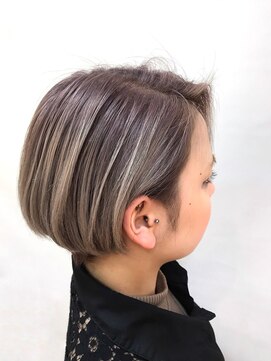 モリオフロムロンドン 大宮店(morio from London) 【oomiya 吉田あすか】パープルグレージュ ハイライト