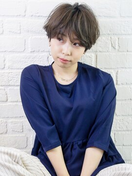 デイジー インデックスヘア 大島店(DAISY index hair) ”DAISY大島店” 前髪 ラベージュ クールショート ショート