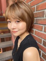 アリエッタ ギンザツー(ARIETTA GINZA2)&nbsp;ARIETTAGINZA2ミルクティーブラウン☆大人ショートスタイル/小顔