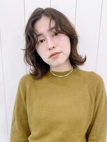 アイティー バイ アルバム 浦和店(IT by ALBUM)&nbsp;くびれミディアム_マロンベージュかきあげロング_ba8491