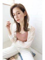 クラン(clan) マロンベージュ/Aラインボブ/ドレスヘア/かきあげロング