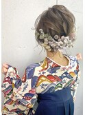 ゆるふわルーズアップスタイル