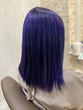 ヘアーメイク バレンタイン(hair make valentine) パープルヘアカラー