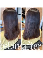 マナヘアー 倉敷(Mana Hair)&nbsp;髪質改善　before  after