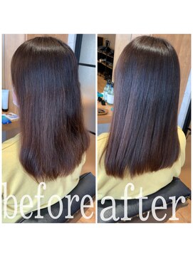 マナヘアー 倉敷(Mana Hair) 髪質改善　before  after