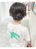 ニュアンスくるくるパーマ