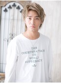 アップバングのホワイトベージュネオウルフd仙台10代20代