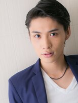 モッズヘア メン 南越谷南口店(mod's hair men)&nbsp;七三オールバックでクールに/黒髪ハンサム耳だしショートR南越谷