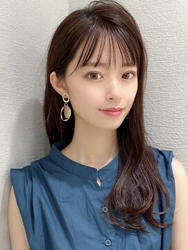 シルクレイ 新宿店(Silk-lei) 大人可愛いふんわりカール/ショコラアッシュ/薄めバング新宿