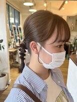 ヘアー ミュゼ 柱店(HAIR Musee) ブリーチなしダブルカラー グレージュ