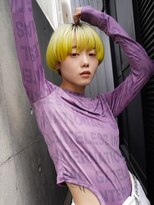 ロジェ(loje)&nbsp;【loje】ホワイトベージュ/マッシュ/裾カラーイエロー★