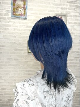 美容室 ハルミ ヘア リゾート 川口店(Harumi Hair Resort) ウルフカット/ブリーチカラー/裾カラー