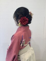 卒業式/袴/ヘアセット/ローシニヨン