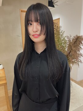 ローレンジウ(LOREN JU) 透明感髪質改善ベージュダブルカラーミルクティーグレージュ