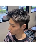 波巻きスパイラルパーマメンズマッシュパーマツイストパーマ