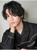 韓国メンズヘア/カルマパーマ/ニュアンスパーマ*渋谷/MEN'S/眉毛