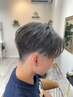 ＜メンズおすすめ＞眉カット＋カット＋濃密泡クレジングシャンプー7700→6500
