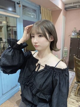 ロチカバイドールヘアー 心斎橋(Rotika by Doll hair) Beige color