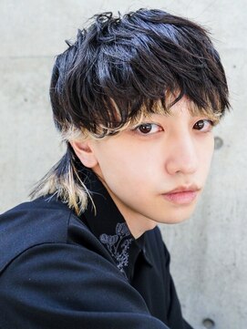 ラフィスヘアー シャルム 渋谷店(La fith hair charme) ブロンドインナーカラー×ウルフ