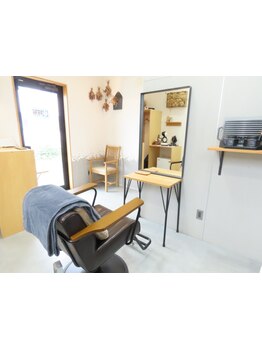 1席のみの完全プライベート空間なメンズ専用サロン☆丁寧なカウンセリングと高い技術で,納得の仕上がりに♪