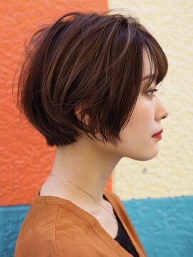 アルトリスト(Altruist Aging×HAIR&SPA) ☆イメチェンピンクベージュアンブレラカラー前髪クールショート