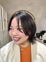 ロンドクロエ 横浜(Lond Chloe)&nbsp;★ブルーブラック×ウルフショート！横浜ウルフカット