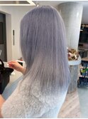 池袋寒色系カラーラベンダーカラーネビージュシルバーアッシュ◆