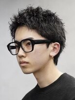 フィフス 渋谷(fifth)&nbsp;メンズスパイキーショートマッシュピンツイストスパイラルパーマ