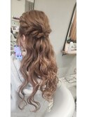 [Sekiguchi] 波巻きハーフアップ