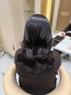 プアメリア 名古屋(Puamelia) 髪質改善/透明感カラー/ダークグレージュ