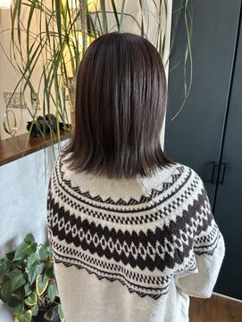 チェック アンド チャック(Check&Chack) 切りっぱなしオリーブブラウン20代30代