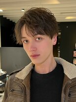 クィーンズガーデンバイケーツーギンザ(QUEEN’S GARDEN by K two GINZA)&nbsp;メンズショート/レイヤーカット/ブラウンベージュ