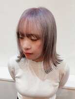 セットアップ 倉敷美和店(SET-UP)&nbsp;ダブルカラー ルーツカラー ケアブリーチ バイオレット