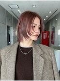 レイヤーボブ×シアーピンク