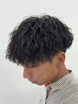 ビカムメンズヘアー 栄店(become men's hair)&nbsp;くるくるしない縦落ちツイストスパイラルパーマ