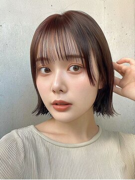 バイエイト(X８) 切りっぱなしボブ/ストレートボブショート