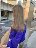 ベージュカラー/ブロンドベージュ/ケアブリーチ/ベージュ
