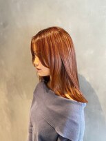 ノーヴァ バイ ボナ 前橋店(nova by bona) 歩くたびにサラリ◇明るめオレンジ系カラー